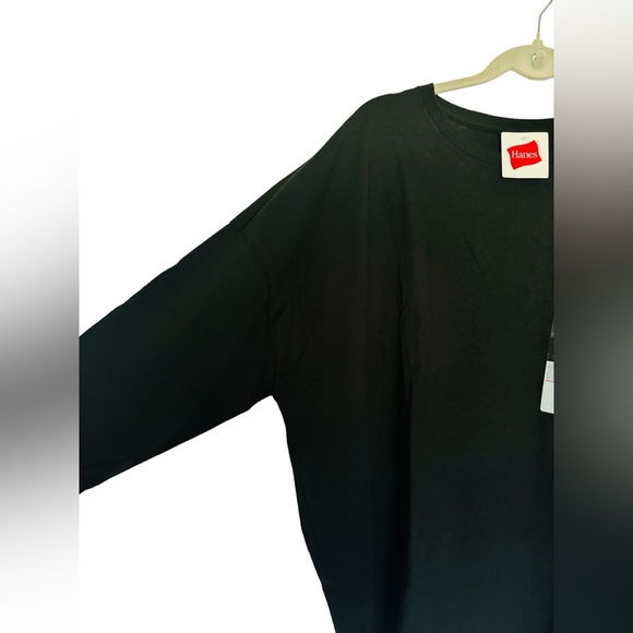 NWT 3/4 Sleeve 100% Cotton Crew Neck Women’s T-Shirt Hanes Size XXL - Picture 7 of 7